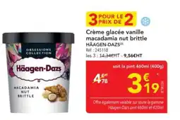 METRO HÄAGEN-DAZS Crème glacée vanille macadamia nut brittle offre