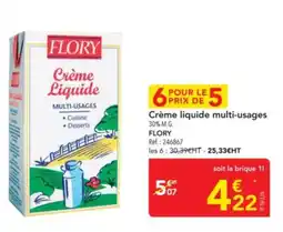 METRO FLORY Crème liquide multi-usages offre