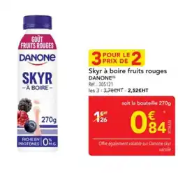 METRO DANONE Skyr à boire fruits rouges offre