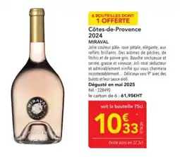 METRO MIRAVAL Côtes-de-Provence offre