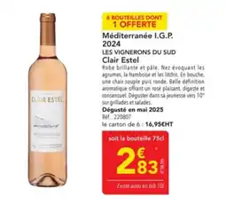 METRO LES VIGNERONS DU SUD Méditerranée I.G.P. offre