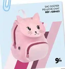 Auchan SAC GOÛTER PELUCHE CHAT offre