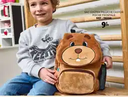 Auchan SAC GOÛTER PELUCHE CASTOR offre