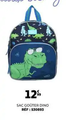 Auchan SAC GOÛTER DINO offre