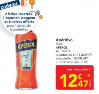METRO APEROL Apéritivo offre
