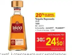 METRO 1800 Tequila Reposado offre