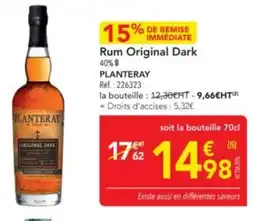 METRO FLANTERAY Rum Original Dark offre