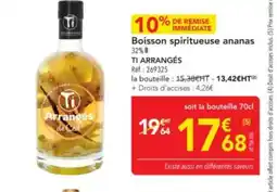 METRO TI ARRANGES Boisson spiritueuse ananas offre