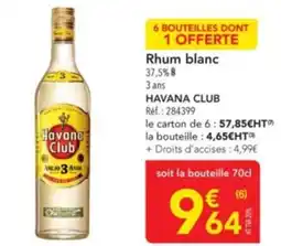METRO HAVANA CLUB Rhum blanc offre