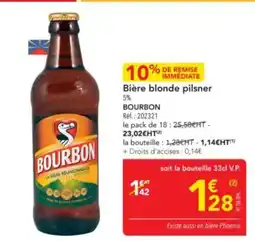 METRO BOURBON Bière blonde pilsner offre