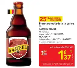 METRO KASTEEL ROUGE Bière aromatisée à la cerise offre