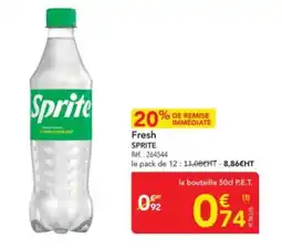 METRO SPRITE Fresh offre