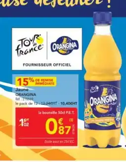 METRO ORANGINA Jaune offre