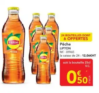 METRO LIPTON Pêche offre