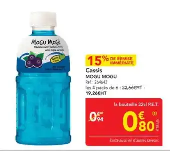 METRO MOGU MOGU Cassis offre