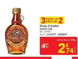 METRO MAPLE JOE Sirop d'érable offre