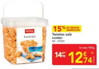 METRO KAMBLY Twisties salé offre