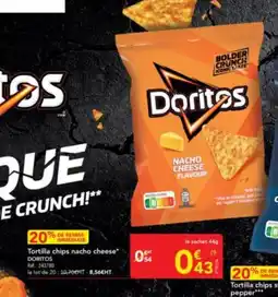 METRO DORITOS Tortilla chips nacho cheese offre