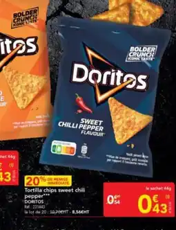 METRO DORITOS Tortilla chips sweet chili offre