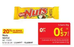 METRO NESTLÉ Nuts offre