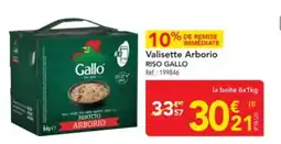 METRO RISO GALLO Valisette Arborio offre