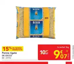 METRO DE CECCO Penne rigate offre
