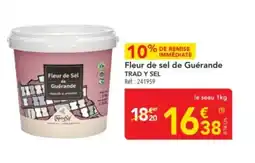 METRO TRAD Y SEL Fleur de sel de Guérande offre