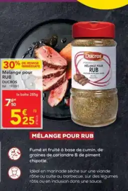 METRO RUB Mélange pour offre