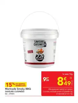 METRO SAVEURS CUISINÉES Marinade Smoky offre