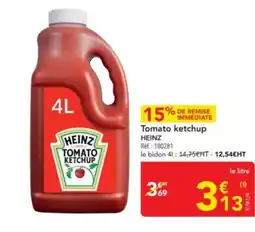 METRO HEINZ Tomato ketchup offre