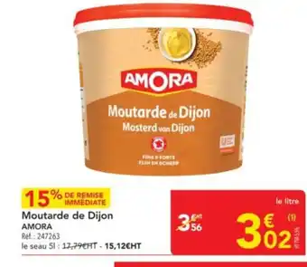 METRO AMORA Moutarde de Dijon offre