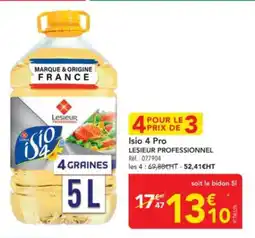 METRO LESIEUR PROFESSIONNEL Isio 4 Pro offre