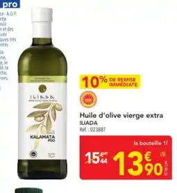 METRO ILIADA Huile d'olive vierge extra offre
