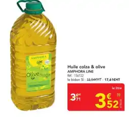 METRO AMPHORA LINE Huile colza & olive offre