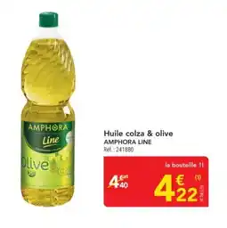 METRO AMPHORA LINE Huile colza & olive offre