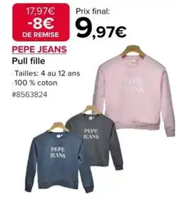 Costco PEPE JEANS Pull fille offre