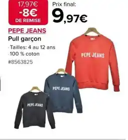 Costco PEPE JEANS Pull garçon offre