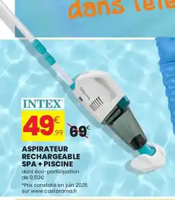 Stokomani INTEX Aspirateur rechargeable spa+ piscine offre