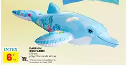 Stokomani INTEX Dauphin gonflable offre
