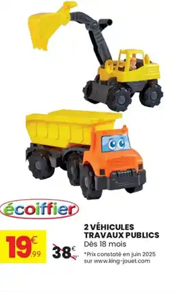 Stokomani 2 véhicules travaux publics offre