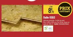 Bricorama Dalle OSB3 offre