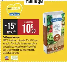 Bricorama Paillage chanvre offre