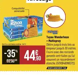 Bricorama Tuyau Wonderhoze + Multispray offre