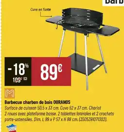 Bricorama OURANOS Barbecue charbon de bois offre