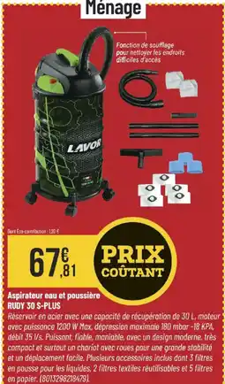 Bricorama Aspirateur eau et poussière offre