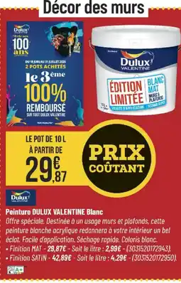 Bricorama DULUX Peinture Blanc offre