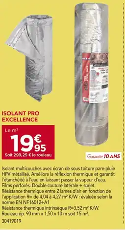 Gedimat Isolant pro excellence offre