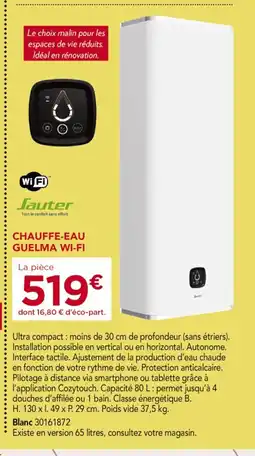 Gedimat Chauffe-eau guelma wi-fi offre