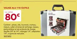 Gedimat Valise alu 110 outils offre