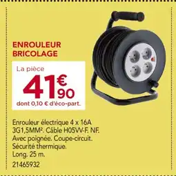Gedimat Enrouleur bricolage offre